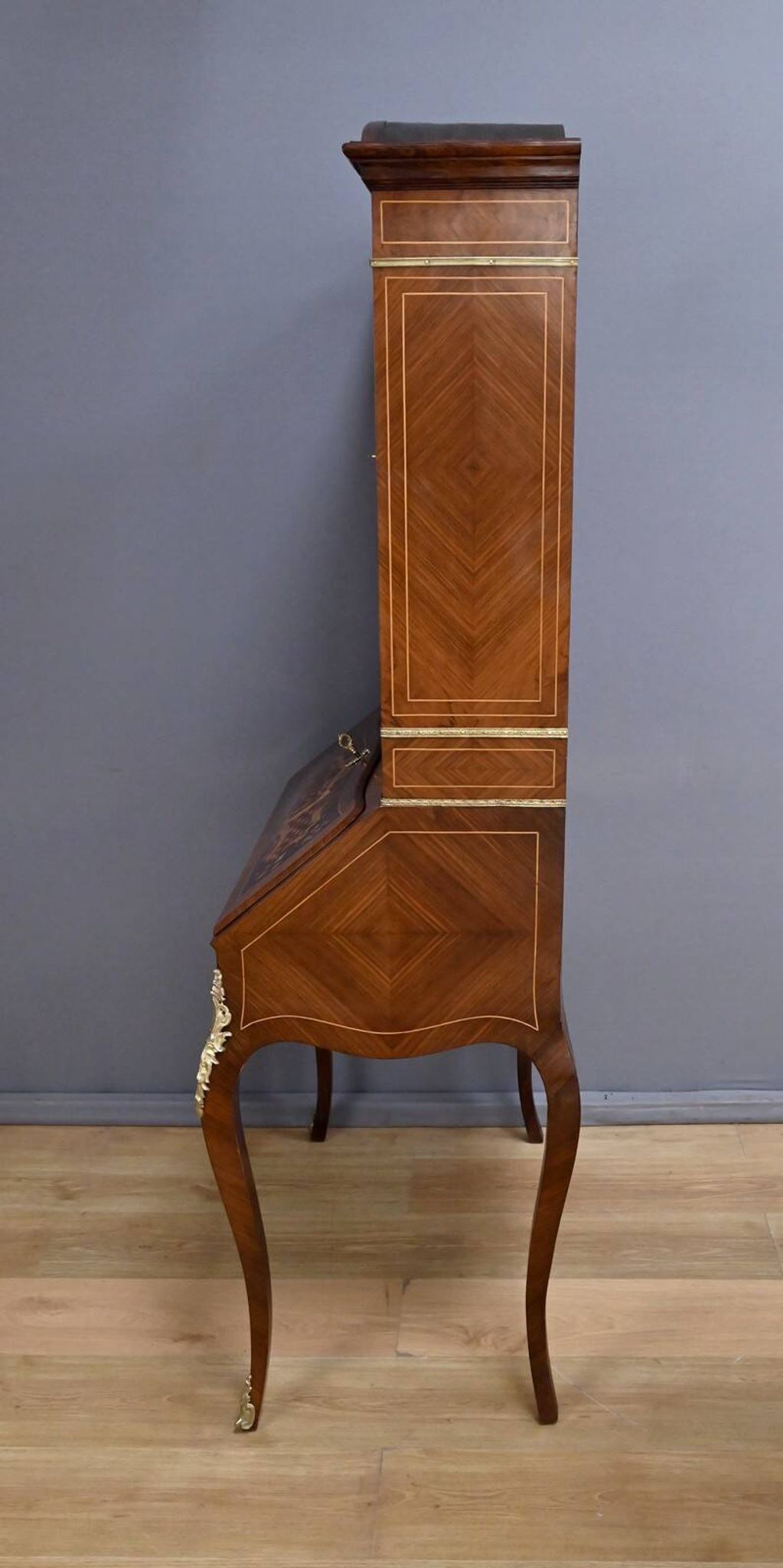 Bureau scriban en palissandre, époque Napoléon III – 2ème partie XIXe