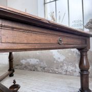 Table chêne style Louis XIV 1900