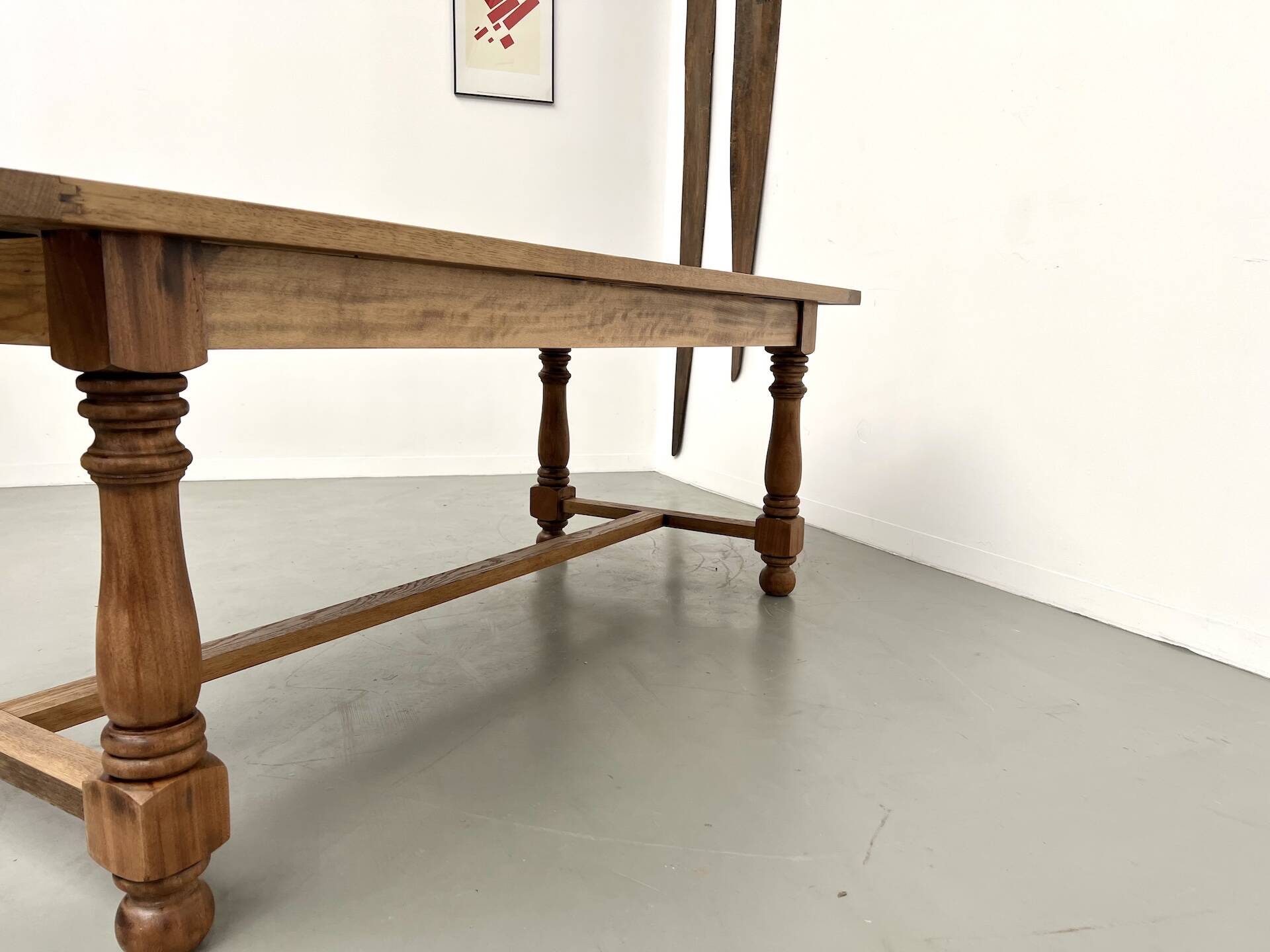 Oak and cherry table – 1970s