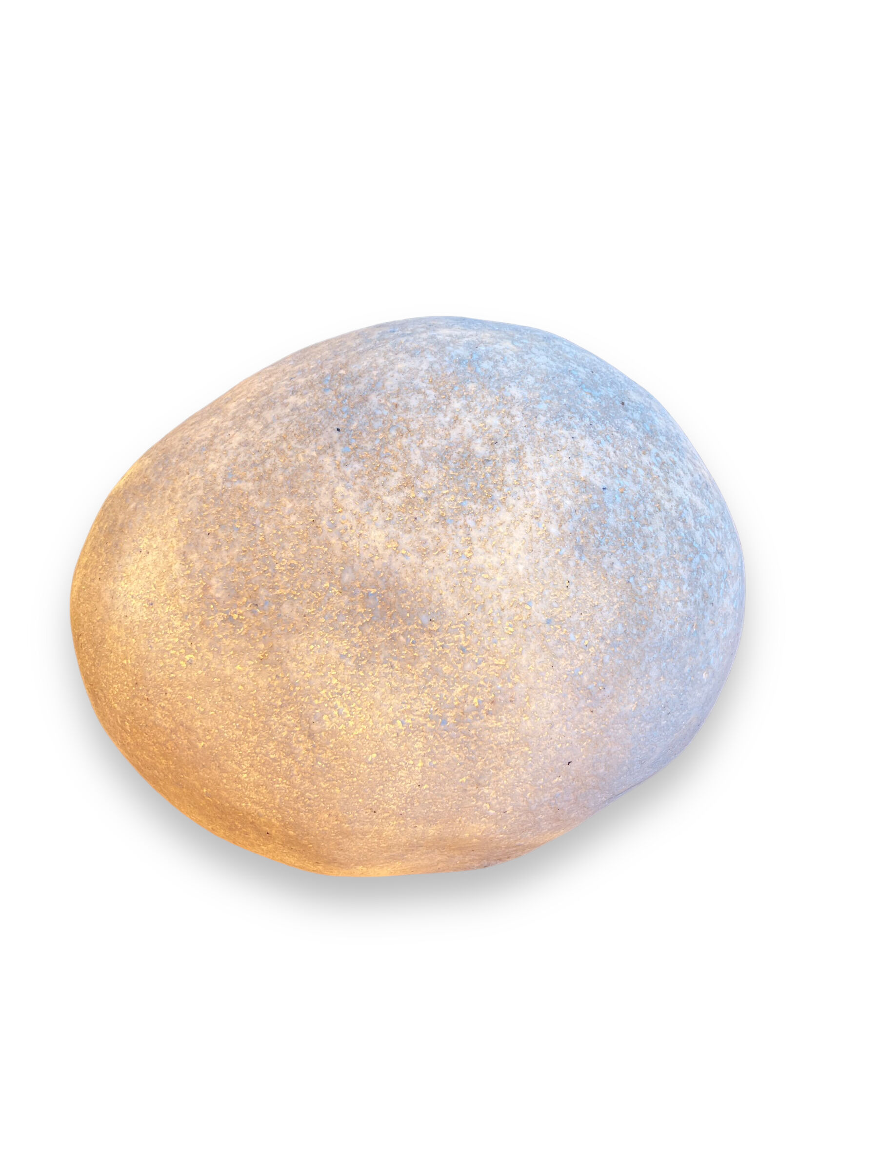 Lamp andré cazenave lamps pebbles pebble stone model "dora" circa 1970
