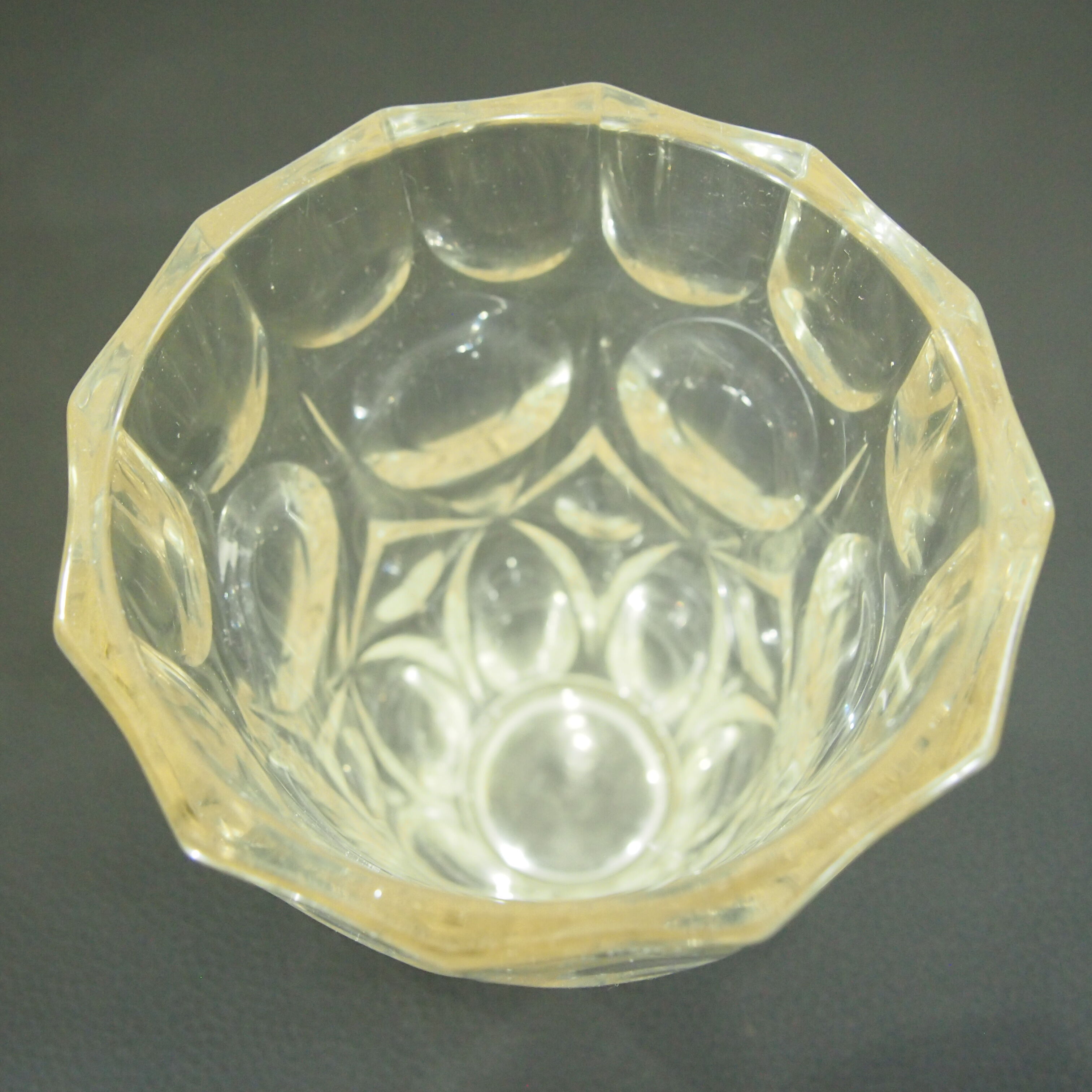 Glass vase vintage