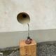 Vintage desk lamp 1950 Aluminor France red metal