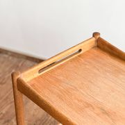 Chariot de bar Wegner en chêne pour Andreas Tuck