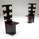 Mario Sabot sculptural chairs by Max Papiri 1970