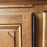 Solid oak library