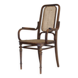 Michael Thonet curved walnut armchair - 1914
