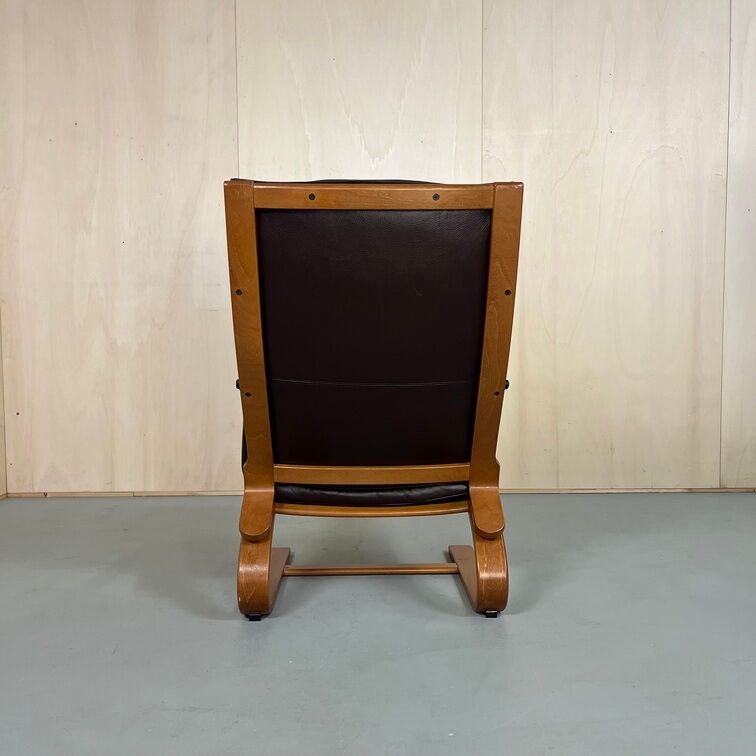 Armchair Leather by Nelo Sweden, 1970s