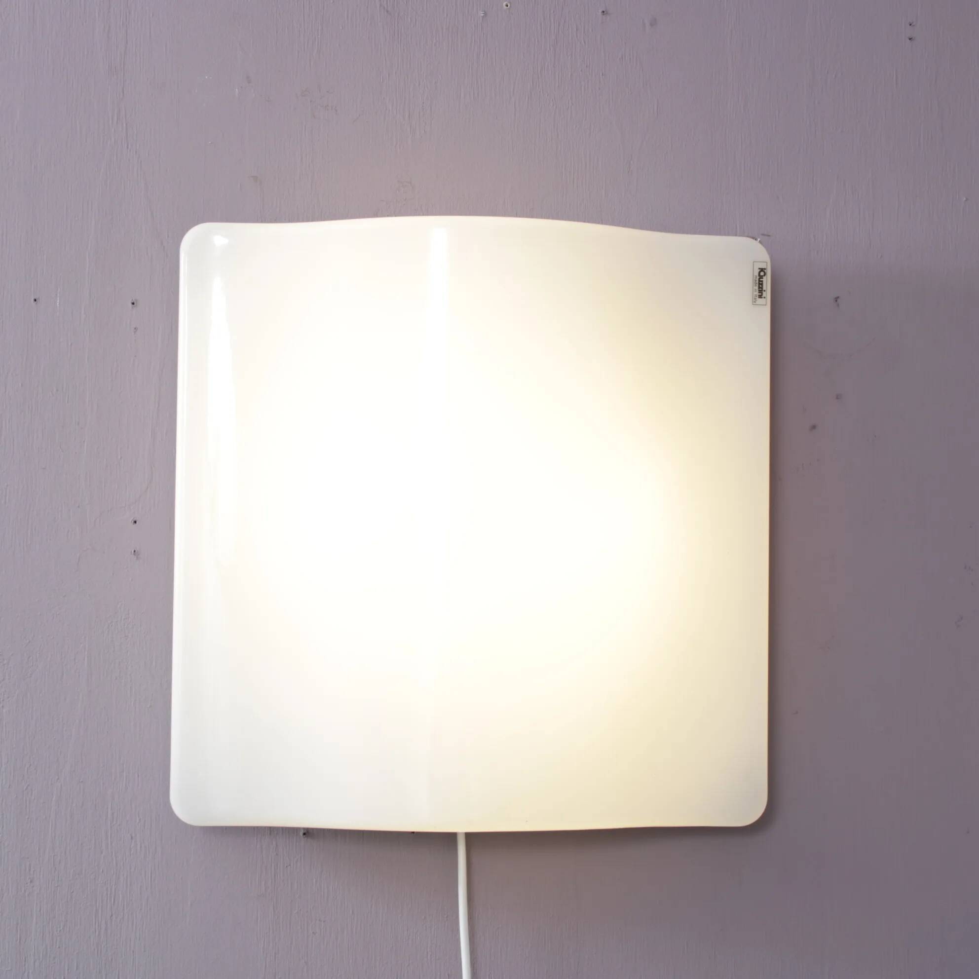 1970s “Wave” wall lamp by iGuzzini, Italy