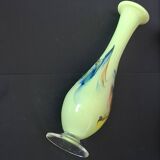 Chinese Dalian Glass vase - Snowflakes 1950