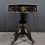 Boulle marquetry violin-shaped table, Napoleon III period – Mid 19th century