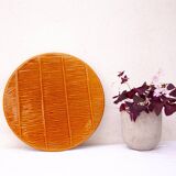 Plat rond Val d'or Gien
