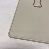 Vintage bakelite white barber mirror