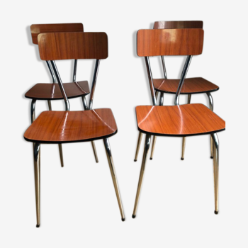 Brown formica chairs