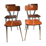 Brown formica chairs