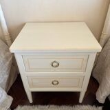 Solid wood bedside table