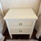 Solid wood bedside table