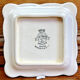 9 old square plates for cake, dessert, and aperitif from Longwy Moustier.