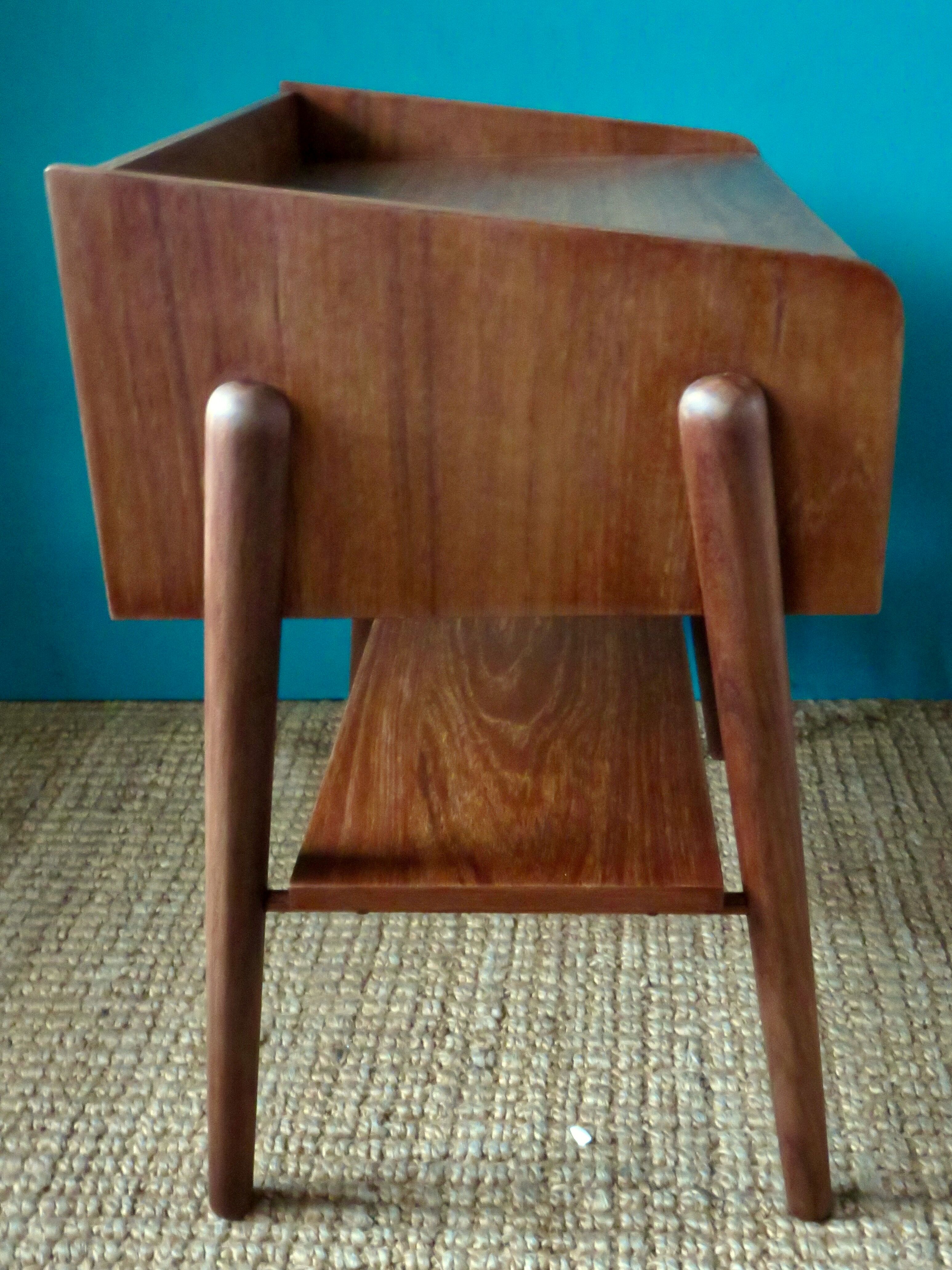 Bedside table with drawer. Denmark 1955