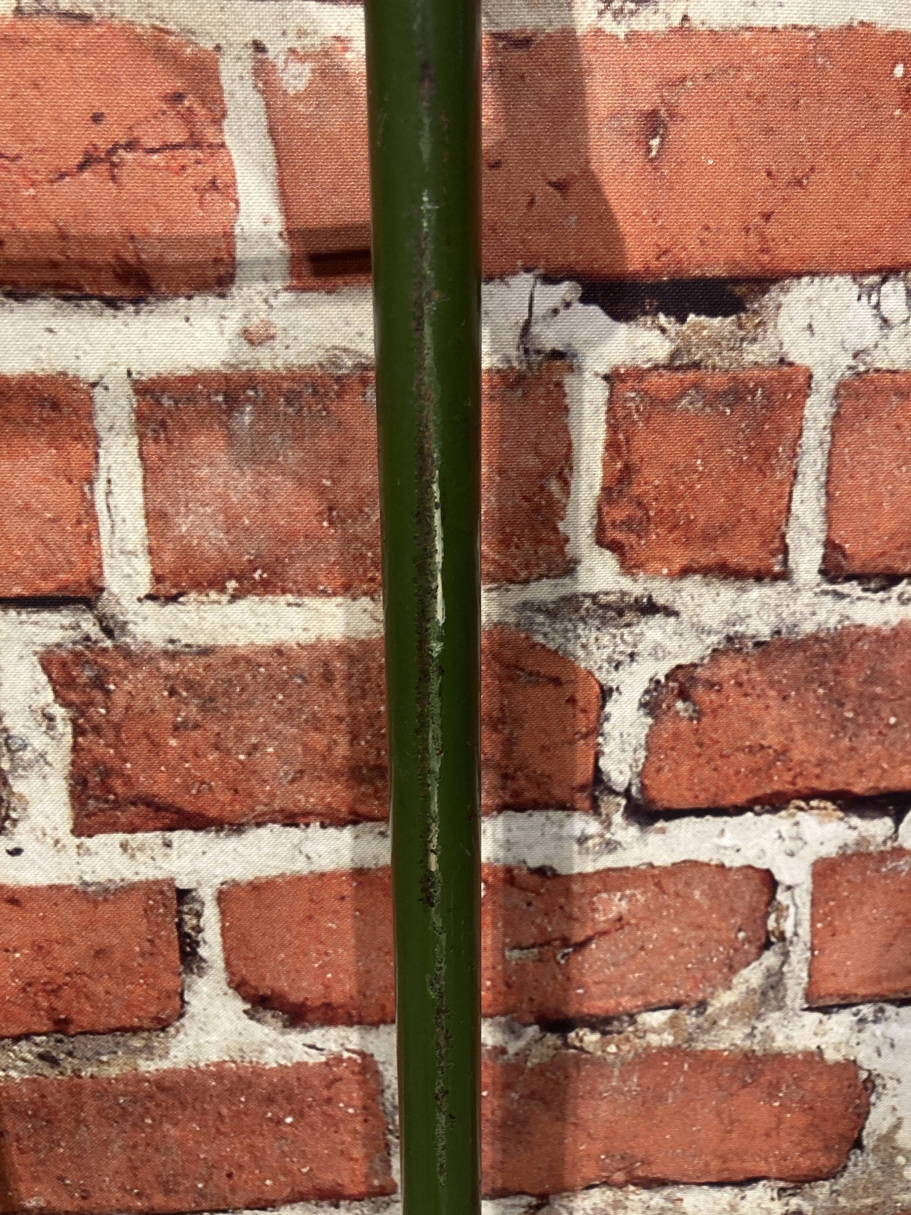 Green metal bed, 1 place