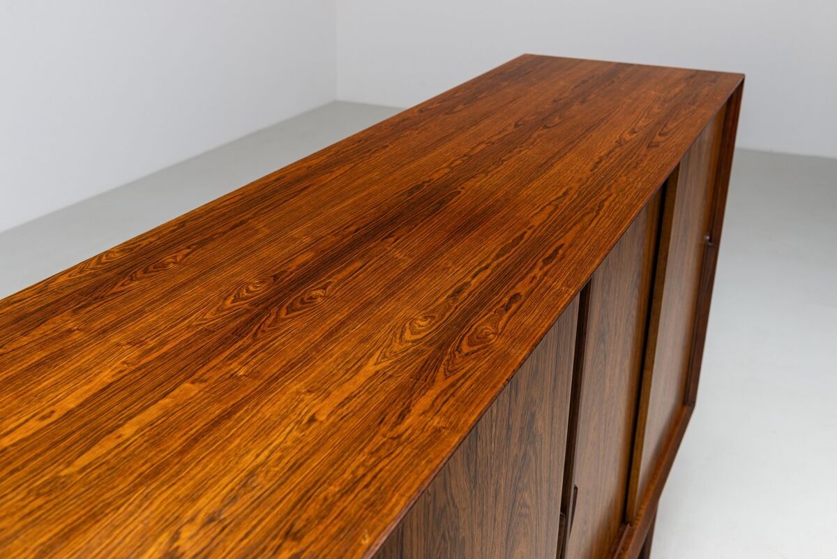 Gunni Omann highboard model 19 in rosewood Omann Jun Denmark 1960
