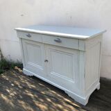 Large Parisian buffet gray putty