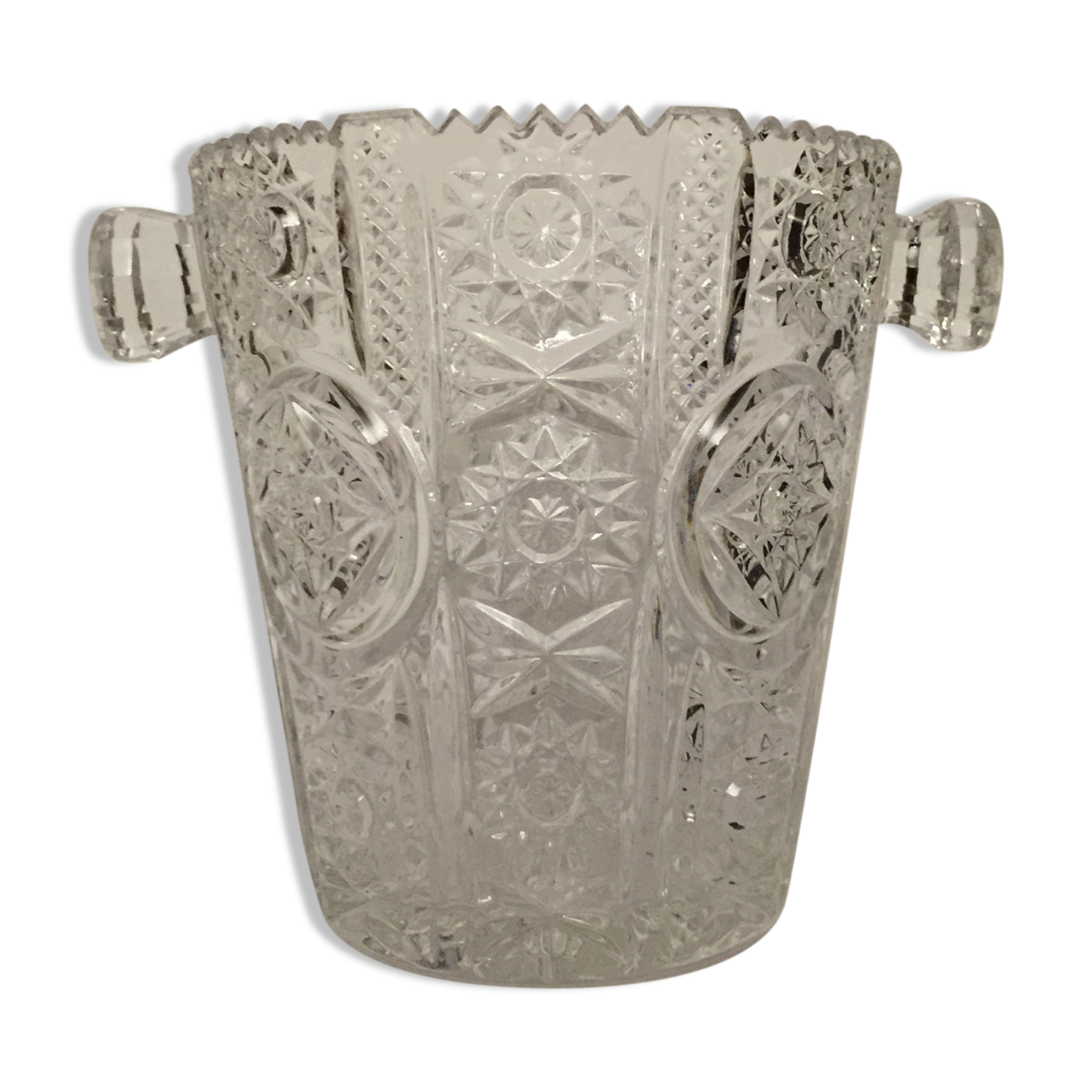 Crystal ice bucket
