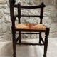 Fireplace armchair
