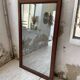Late 19th century XL wooden mirror