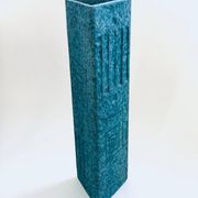 Art Ceramics Sgraffito Triangular Vase by Alvino Bagni for Raymor, 1960s