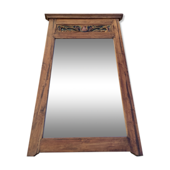 Wooden mirror 66x121cm