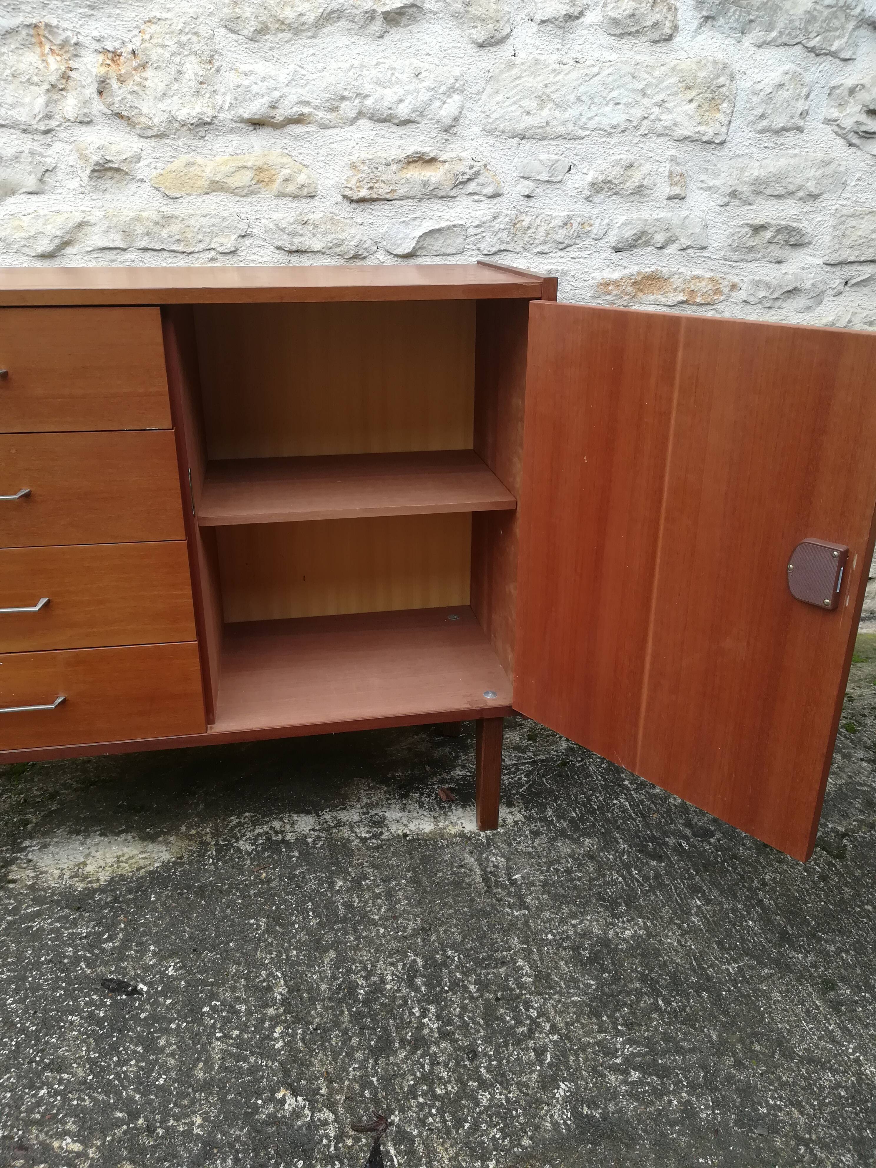 Buffet commode en teck