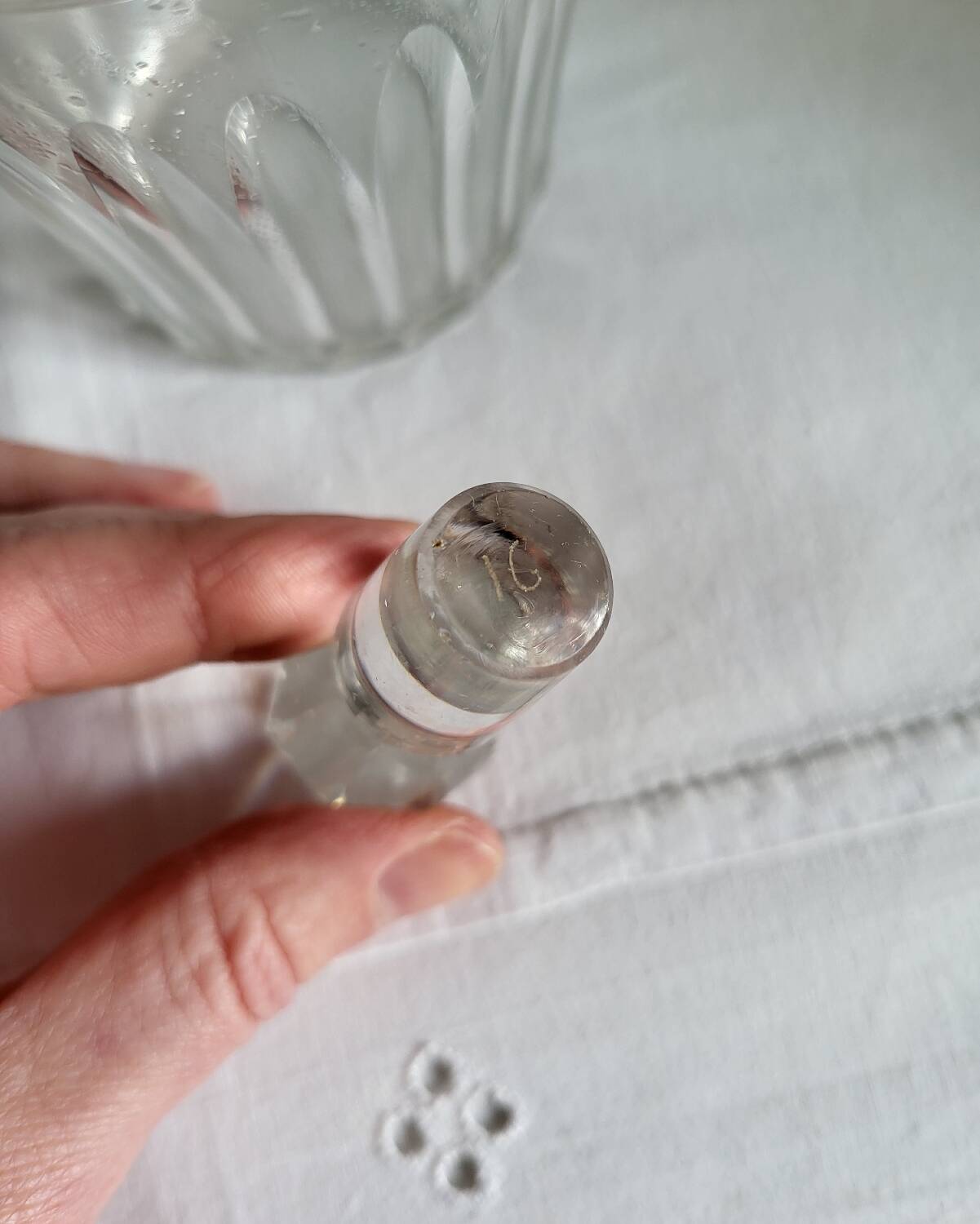 Crystal Decanter for Liqueur and Digestive Water