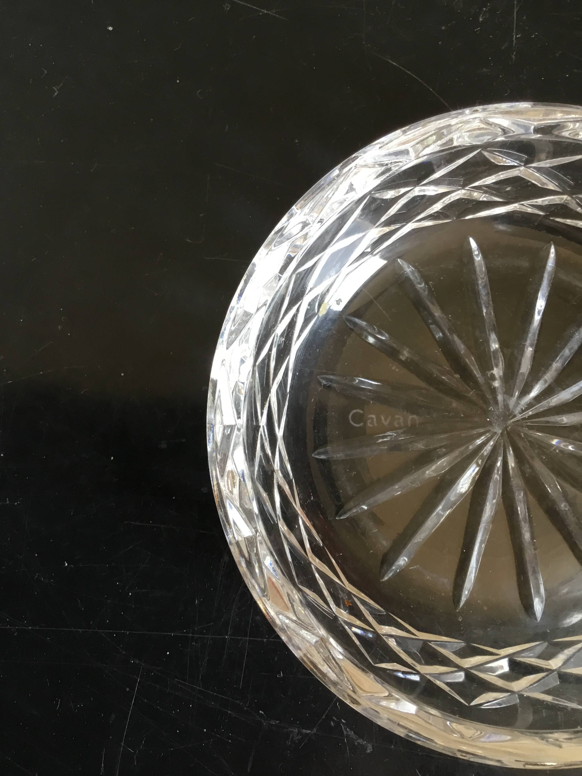 Crystal ashtray