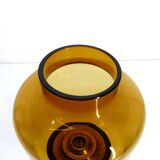 Honey glass candle holder Hans-Agne Jakobsson markaryd l 10232 1960