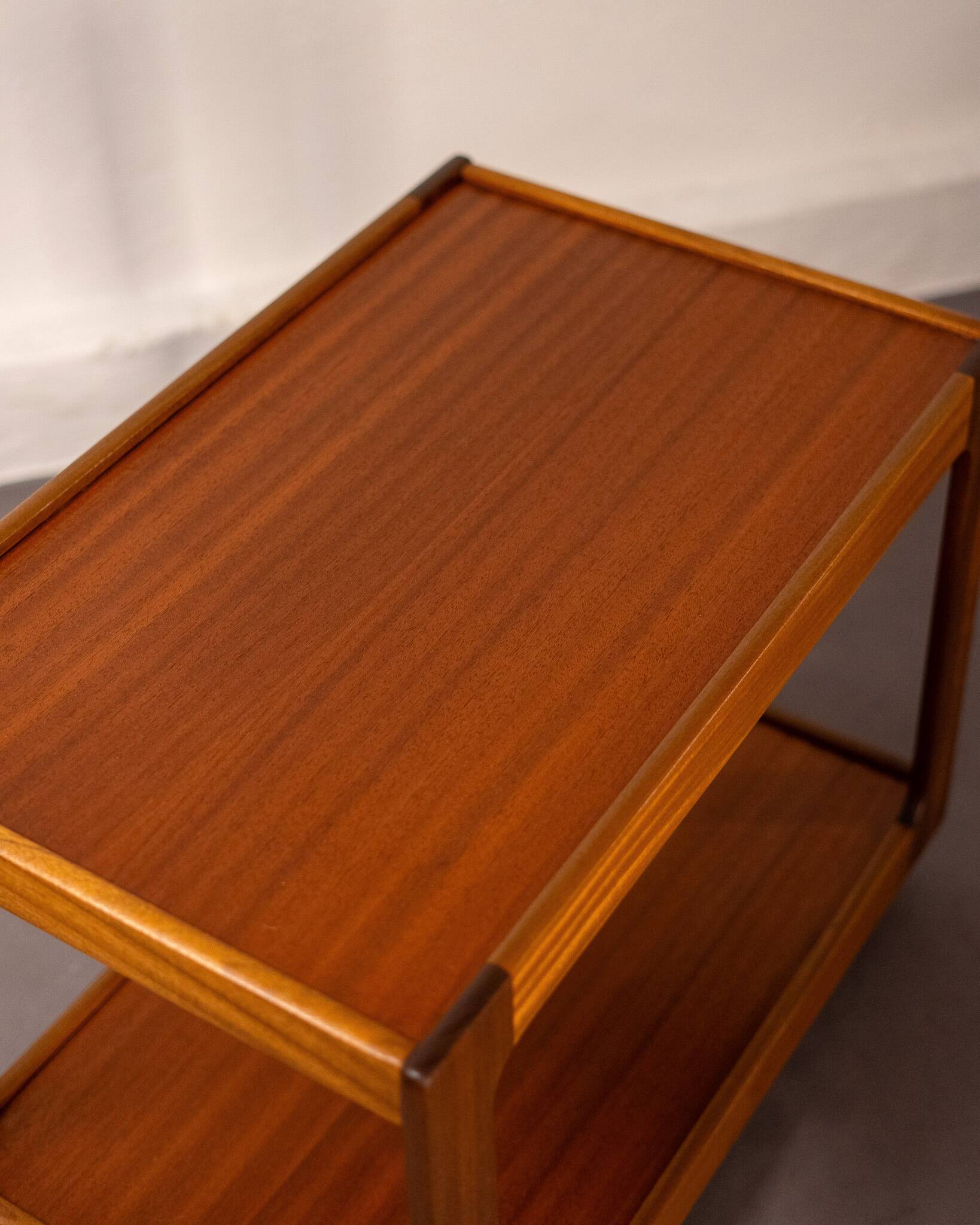 Teak trolley or side table by Opal Möbel, Germany, 1960s.