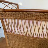 Baby rattan bed