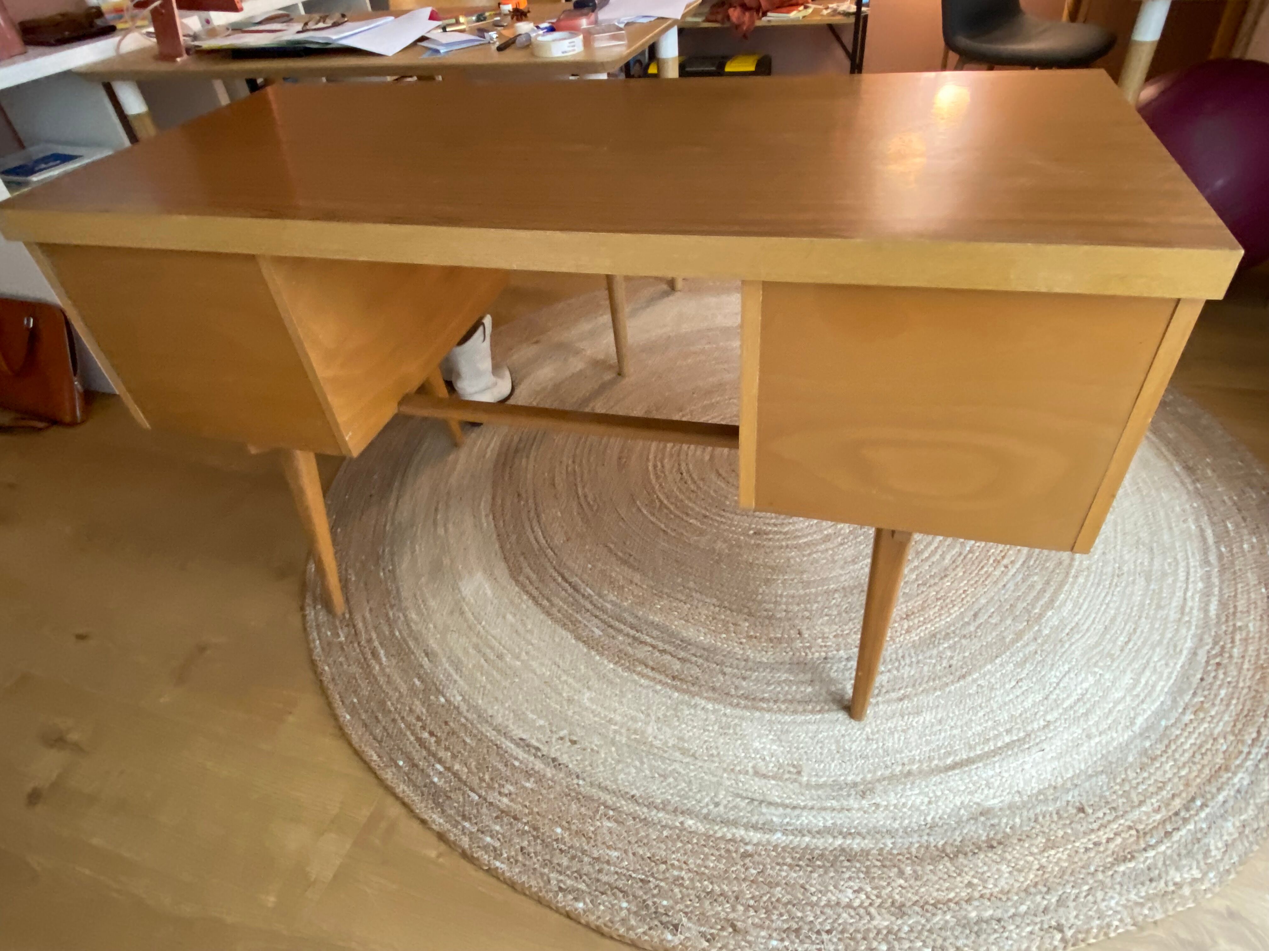 Desk feet compass 50s