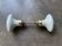 pair of antique porcelain handles