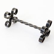 Set of 6 vintage wrought iron knife rests, France, 1970s
