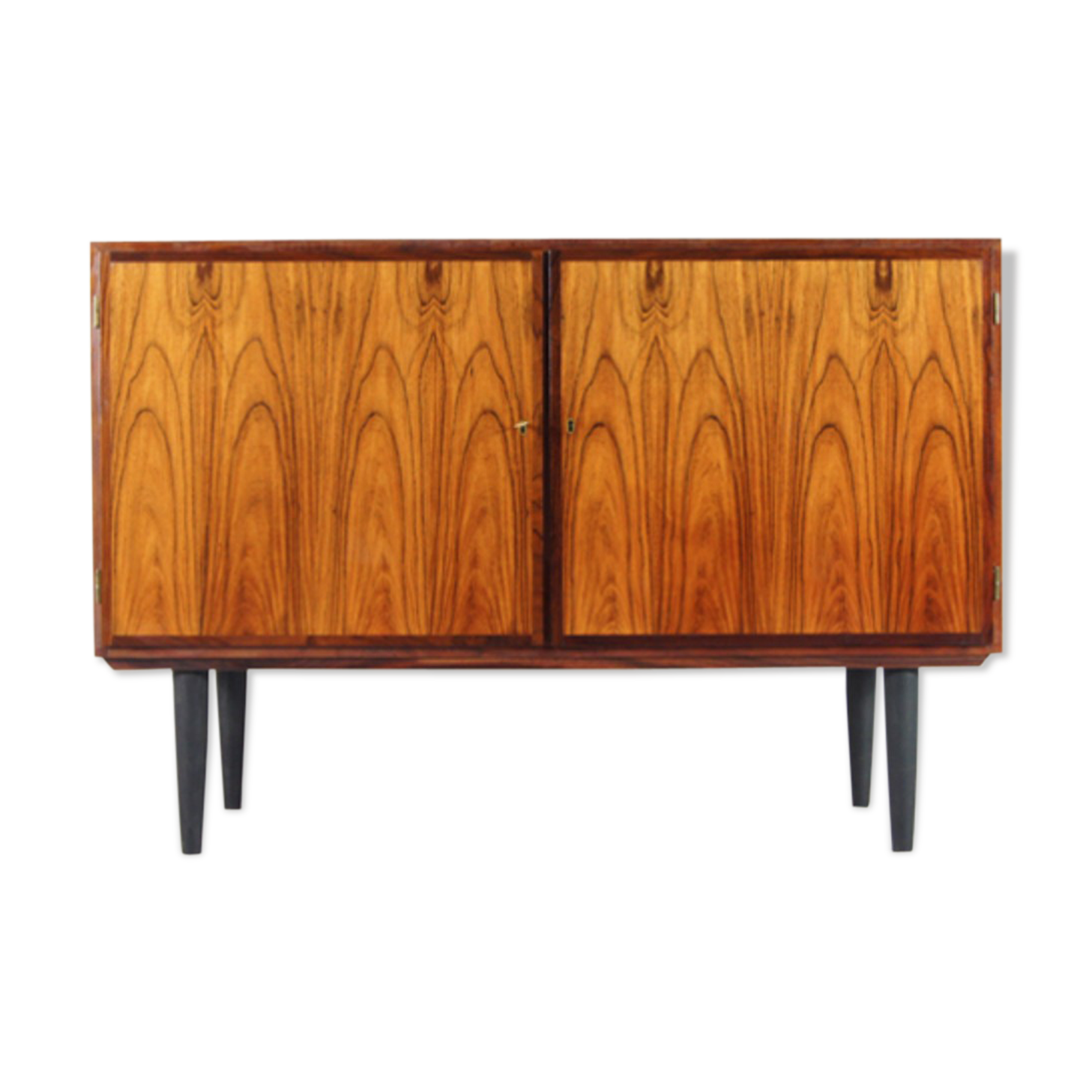 Vintage Danish retro TV furniture down in rosewood 50s