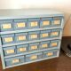 Piece of vintage industrial workshop furniture