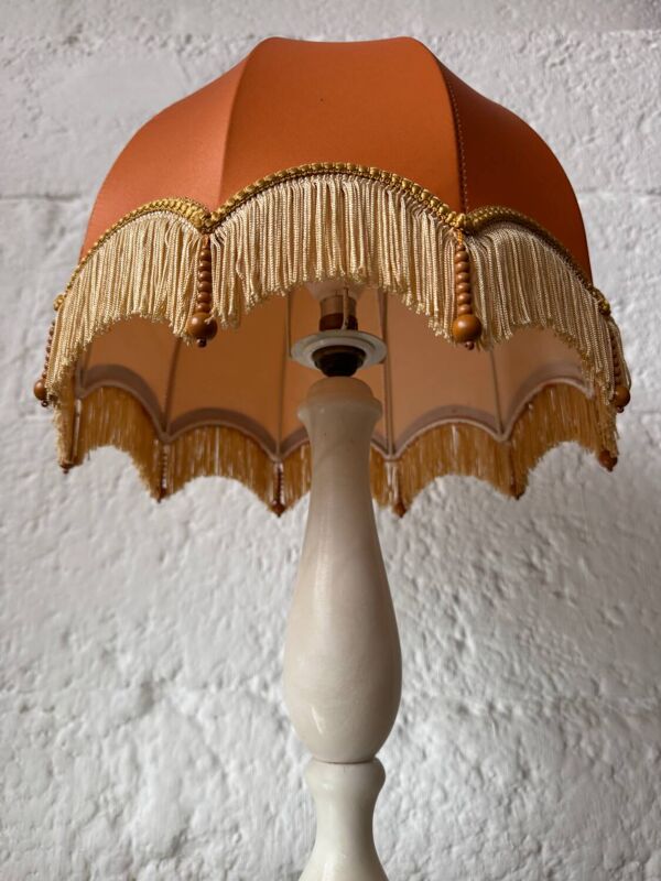 Lampe colonne albâtre années 70