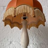 1970s alabaster column lamp