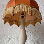 1970s alabaster column lamp