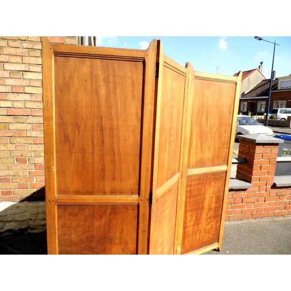 Antique wood screen 3 panels