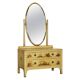 Vintage Chinoiserie Commode with Edwardian Style Mirror