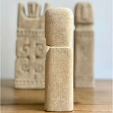 Minimalist stone face