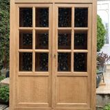 Parisian glass cabinet from La Samaritaine, 1960