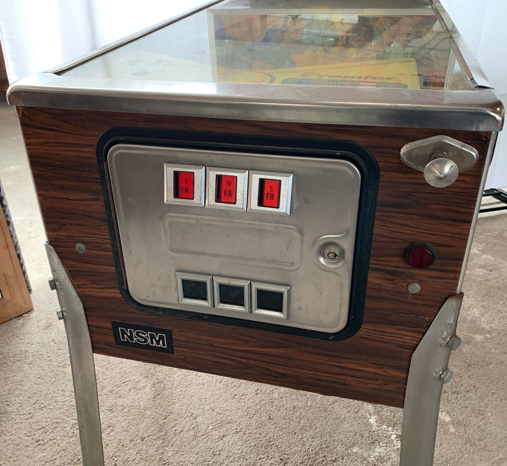 Rare pinball machine from the german brand gottlieb from the 1980s