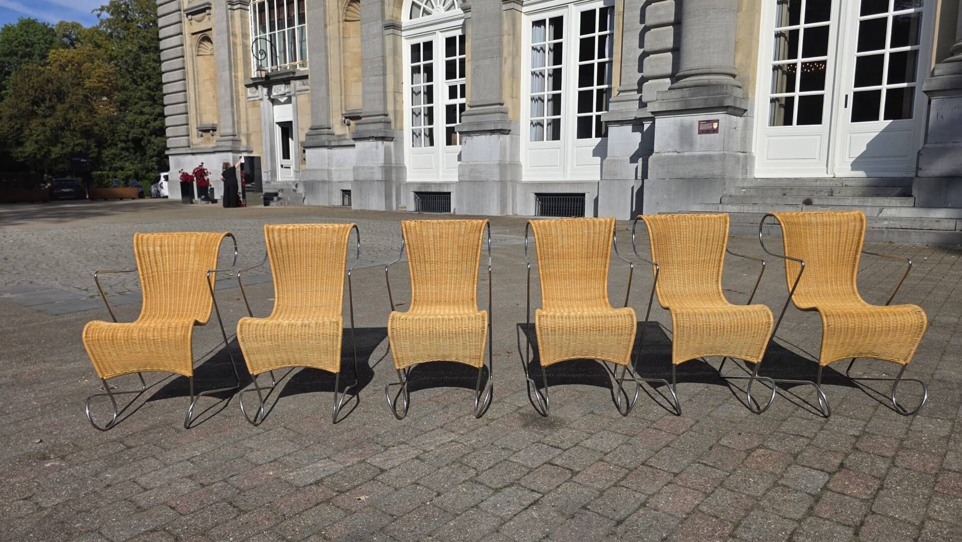 Set of 6 Zigo chairs – Ron Arad for Driade – Italy, 1990s